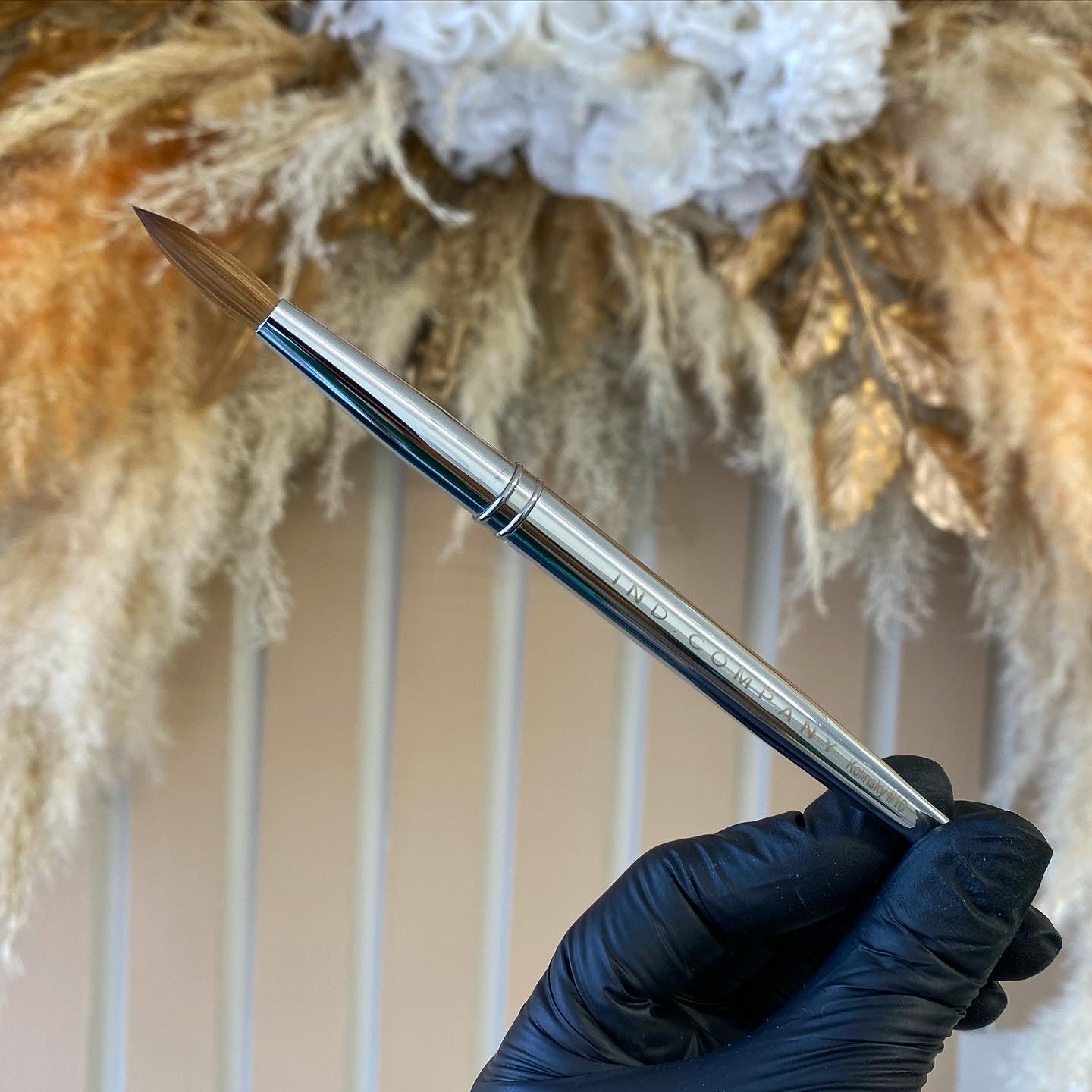 Silver Acrylic Brush